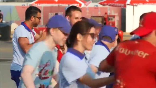 Más de 80 voluntarios participan en un Flashmob en la localidad rusa de Kazan