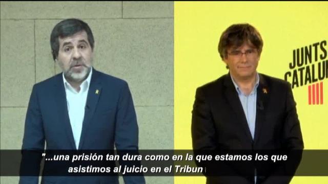 Jordi Sànchez dialoga con Puigdemont conectando Soto del Real y Bruselas