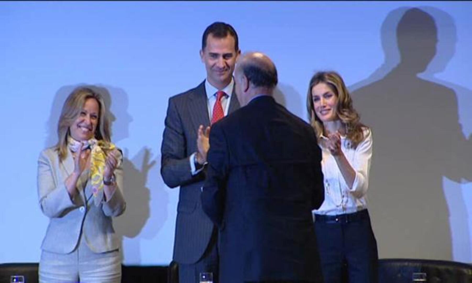 El Príncipe acredita a Del Bosque y Nadal como embajadores de la Marca España: «Sois fuente de animo para todos»