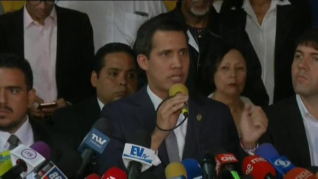 Guaidó asegura que la detención de Leopoldo López sería &quot;una amenaza de guerra&quot;