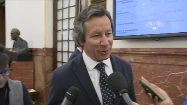 Soraya Sáenz de Santamaría y Mariano Rajoy, en el Congreso de los Diputados