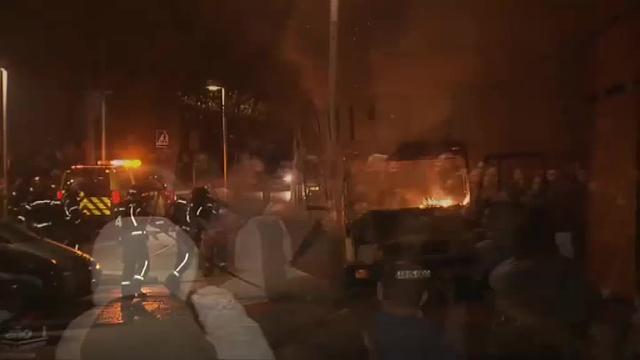 Tensión en Vallecas durante una protesta contra la inseguridad en el barrio