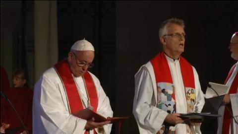 Vídeo: El Papa Francisco visita Suecia para conmemorar los 500 años de la Reforma protestante