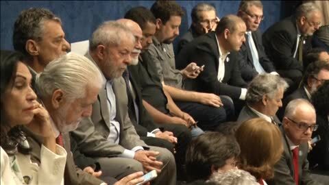 La mandataria brasileña, DilmaRousseff, hablaba este lunes en el Senado