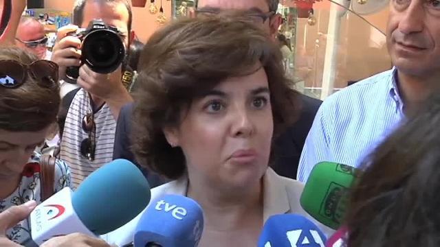 Santamaría asegura que se uniría &quot;sin ningún problema&quot; a la candidatura de Cospedal en el caso de no pasar la primera votación