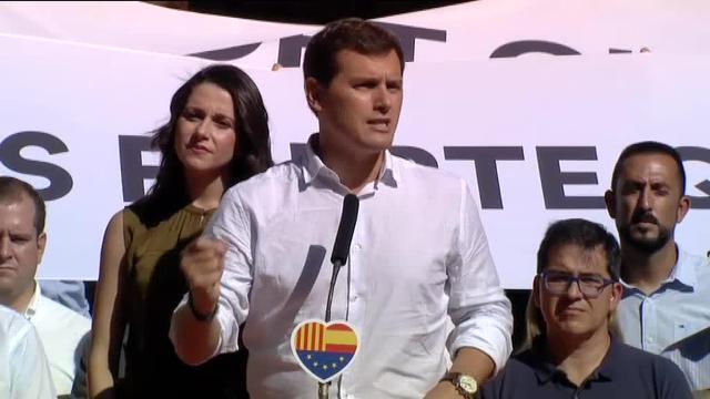 Albert Rivera advierte a Pedro Sánchez: &quot;Torra no es un aliado, es un adversario político&quot;