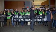 La ANC ocupa la sede de la Comisión Europea en Barcelona en protesta por el juicio del procès