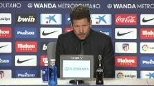 Simeone: "Las fuerzas, como mi voz, cada vez son menos"