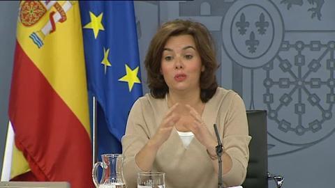 Mariano Rajoy, al terminar el debate este jueves en el Congreso