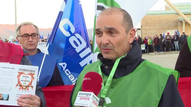 Funcionarios de prisiones se manifiestan por toda España