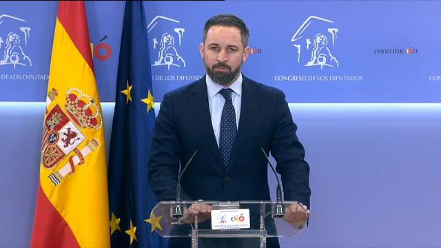 Abascal: &quot;Apoyaremos a un Gobierno que restaure el orden constitucional y aplique el 155&quot;