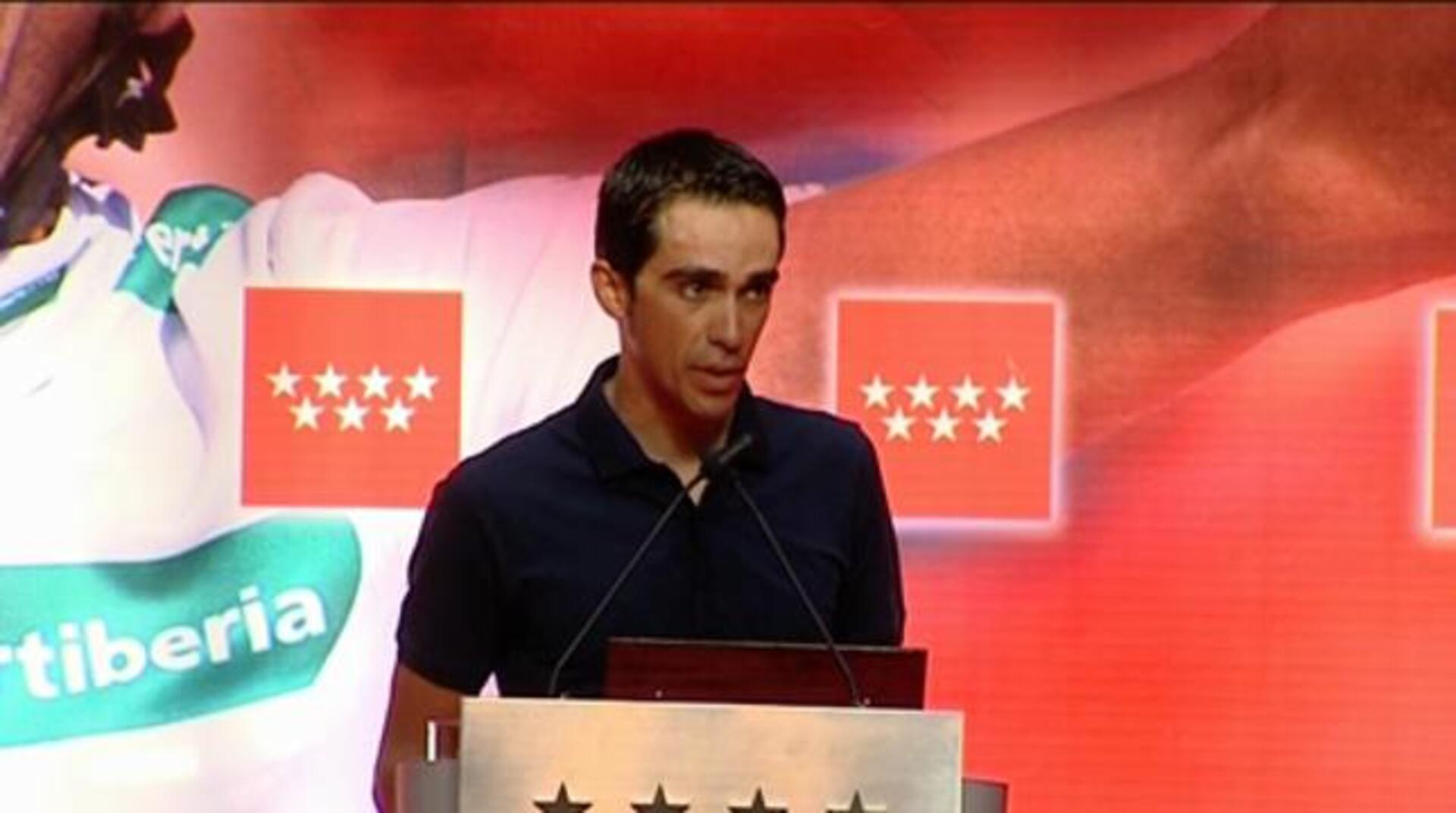 Pinto, de fiesta con Alberto Contador: «No compito para callar bocas»