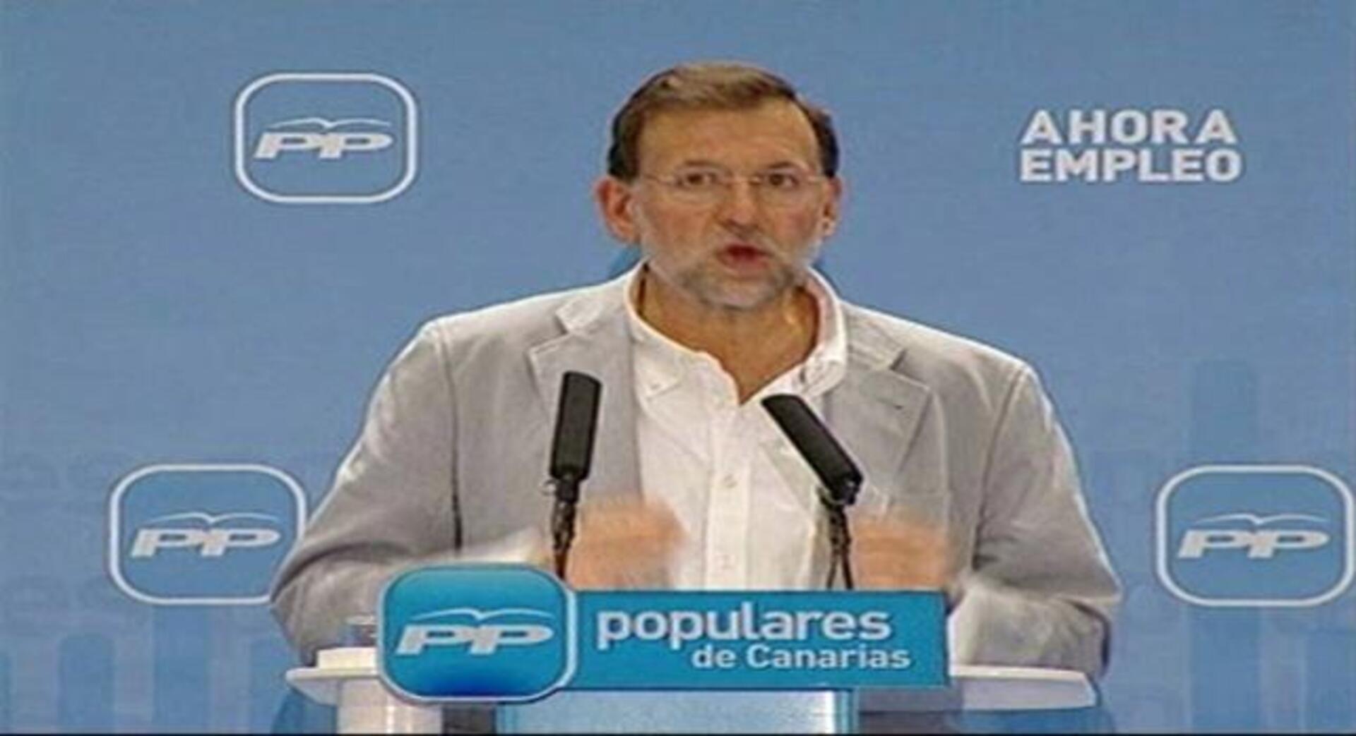 Rajoy: «El pacto PSOE-PNV es un pacto de particulares y contra el interés general»