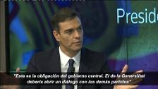 Sánchez advierte a sus socios secesionistas: «Si priorizan el conflicto, iremos a elecciones»