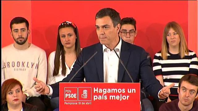 Sánchez advierte a Rivera de que o está con Gabilondo o está en la vía de la corrupción del PP