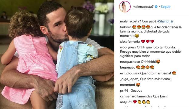El bonito reencuentro de Mario Suárez y Malena Costa