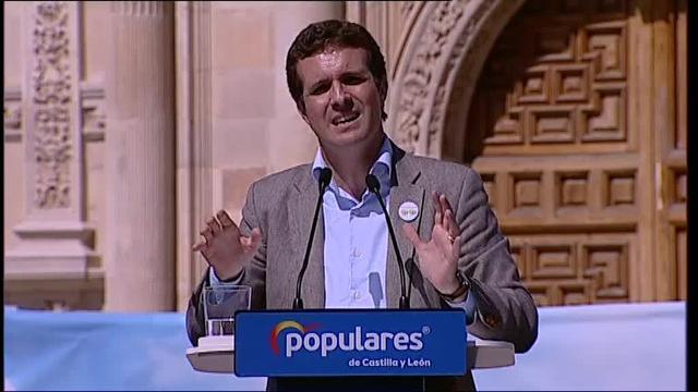 Casado critica la fórmula del &quot;Black Friday&quot; usada opor Sánchez los viernes &quot;para hacer campaña con el dinero de los ciudadanos&quot;