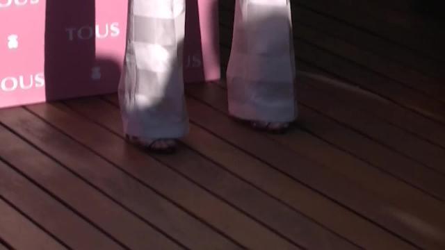 Sandra Gago, feliz junto a Feliciano López