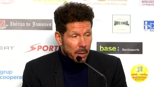 Simeone: &quot;Siempre me espero sufrir porque los rivales también juegan&quot;