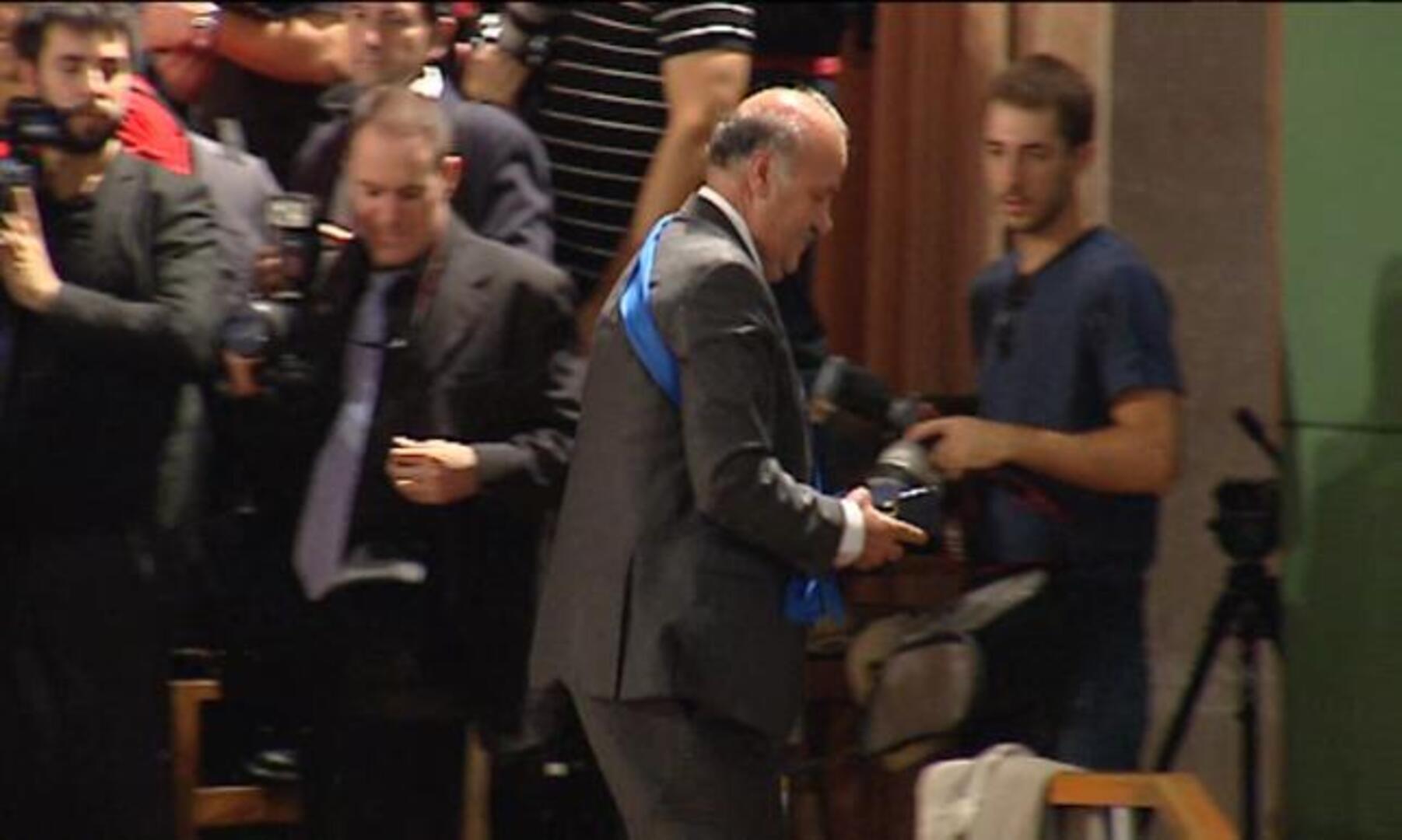 Del Bosque recibe el premio que le faltaba