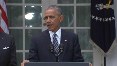 Donald Trump y Barack Obama, en su reunión en el Despacho Oval