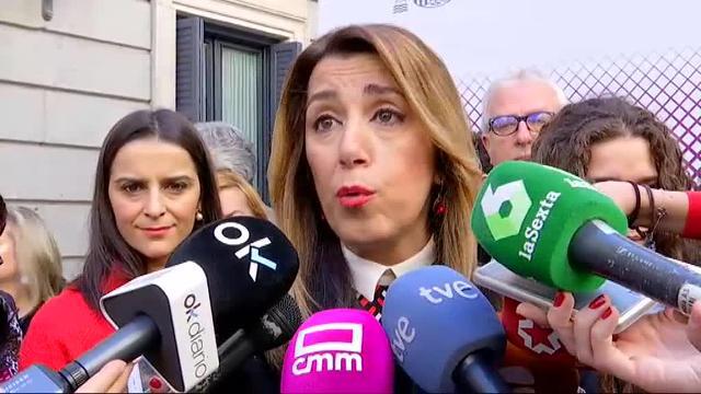 Susana Díaz: &quot;Los partidos que se llaman constitucionalistas tendrán que decir si están dispuestos a blanquear a Vox&quot;