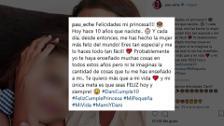 Paula Echevarría y Bustamante felicitan a su hija Daniella