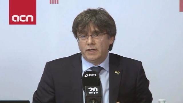 Puigdemont prevé recoger el acta si es elegido