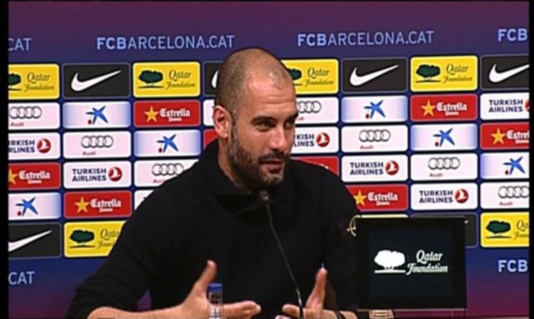 Guardiola: «Nos jugamos mucho, es una evidencia»