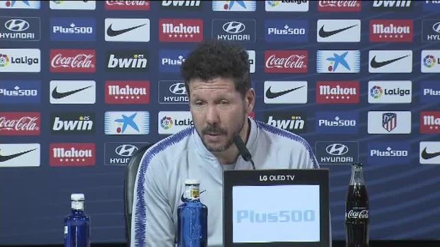 Simeone: &quot;No dudo ni un segundo de Godín&quot;