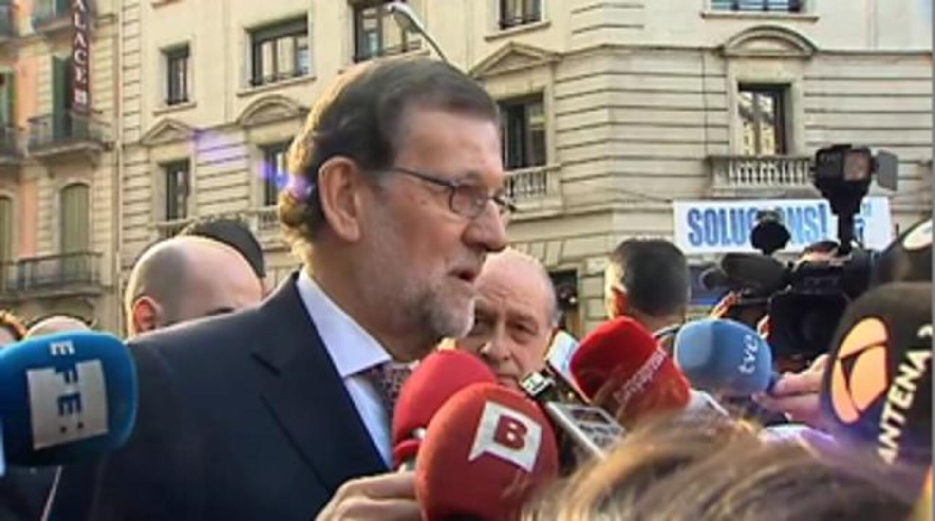 Rajoy, la mañana después de ser agredido