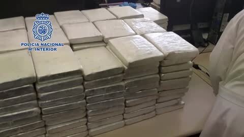 Droga intervenida en el puerto de Valencia