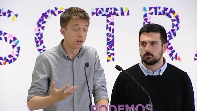 Iglesias presenta a Errejón como candidato a la Comunidad de Madrid