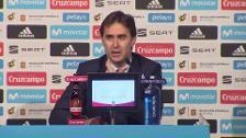 Lopetegui: "Desgraciadamente sólo entran 23 en la lista"