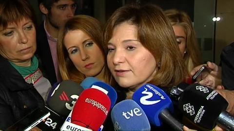 La senadora Barberá, en su primer pleno como miembro del Grupo Mixto