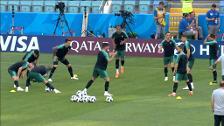 Último entrenamiento de Portugal antes de medirse mañana a la selección española