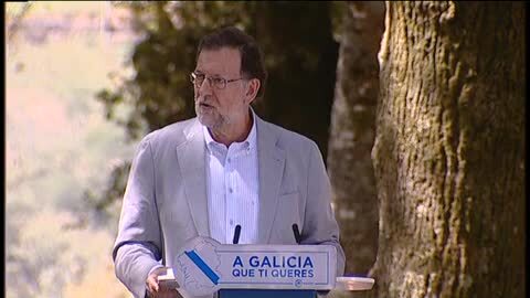 El presidente del Gobierno en funciones y líder del PP, Mariano Rajoy
