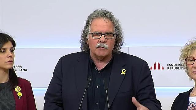 ERC votará &#039;no&#039; a los Presupuestos y registra mañana una enmienda a la totalidad