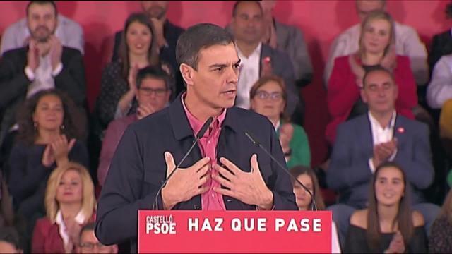 Sánchez pide el voto de los indecisos