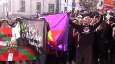 Tensión en las calles de Alsasua por un acto conjunto de Ciudadanos, PP y Vox