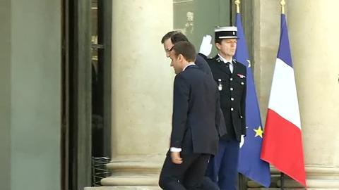 Macron recibe a Rajoy