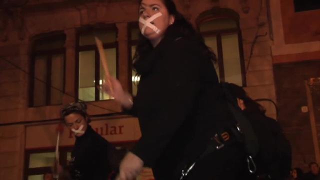 Cientos de personas se manifiestan en Palma en apoyo al rapero Valtonyc
