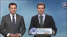 Casado reclama a Sánchez elecciones de inmediato tras el "batacazo" del PSOE en Andalucía