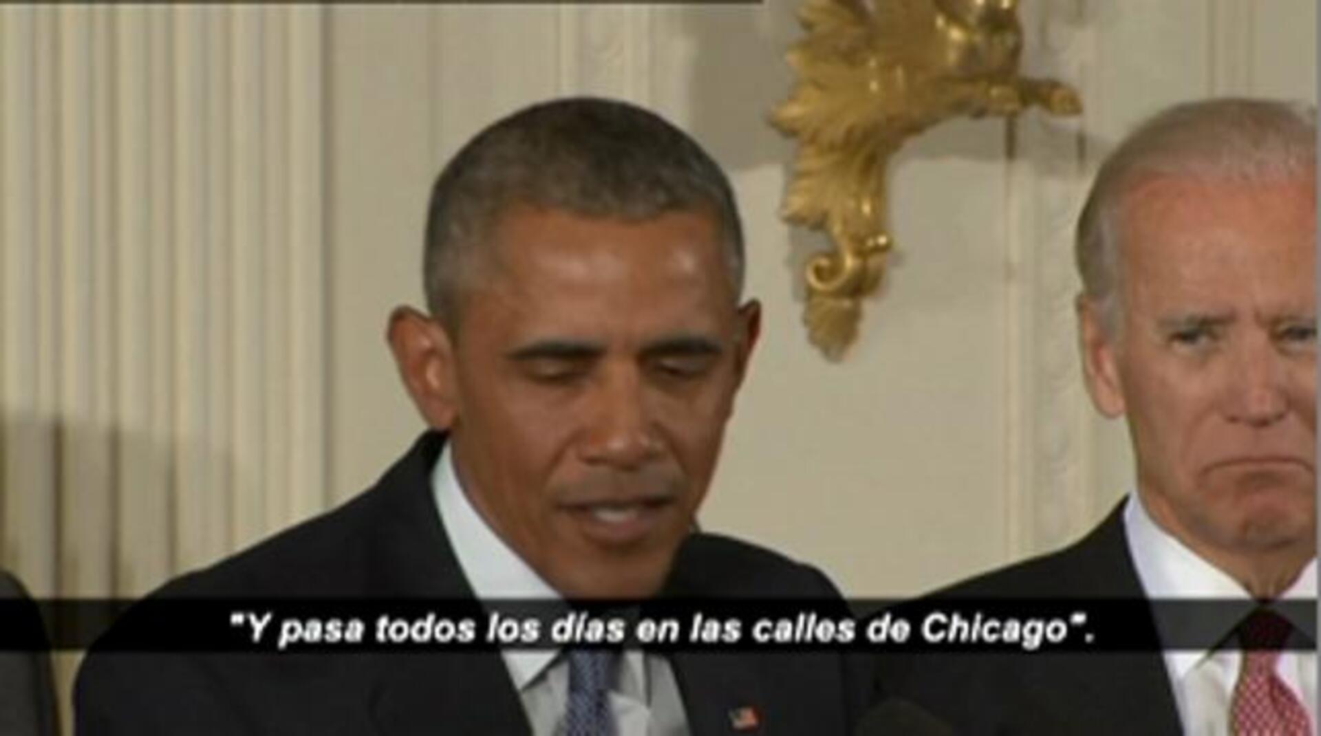 Obama llora al presentar una histórica orden para controlar las armas de fuego