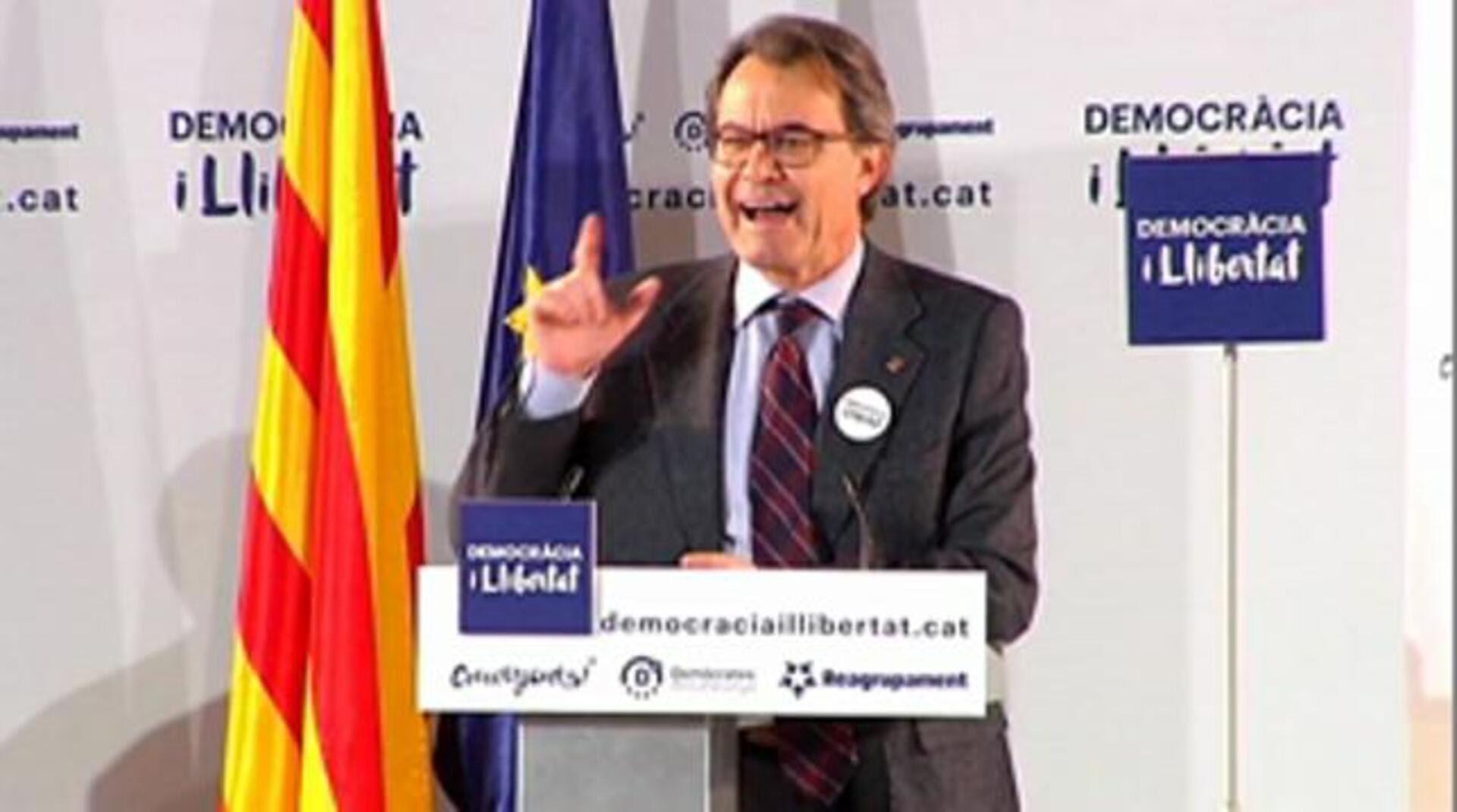 El presidente de la Generalitat, Artur Mas