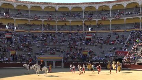 La plaza de toros de Las Ventas, durante el Red Bull X-Fighters