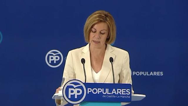 María Dolores de Cospedal, durante una entrevista con ABC en enero de 2017