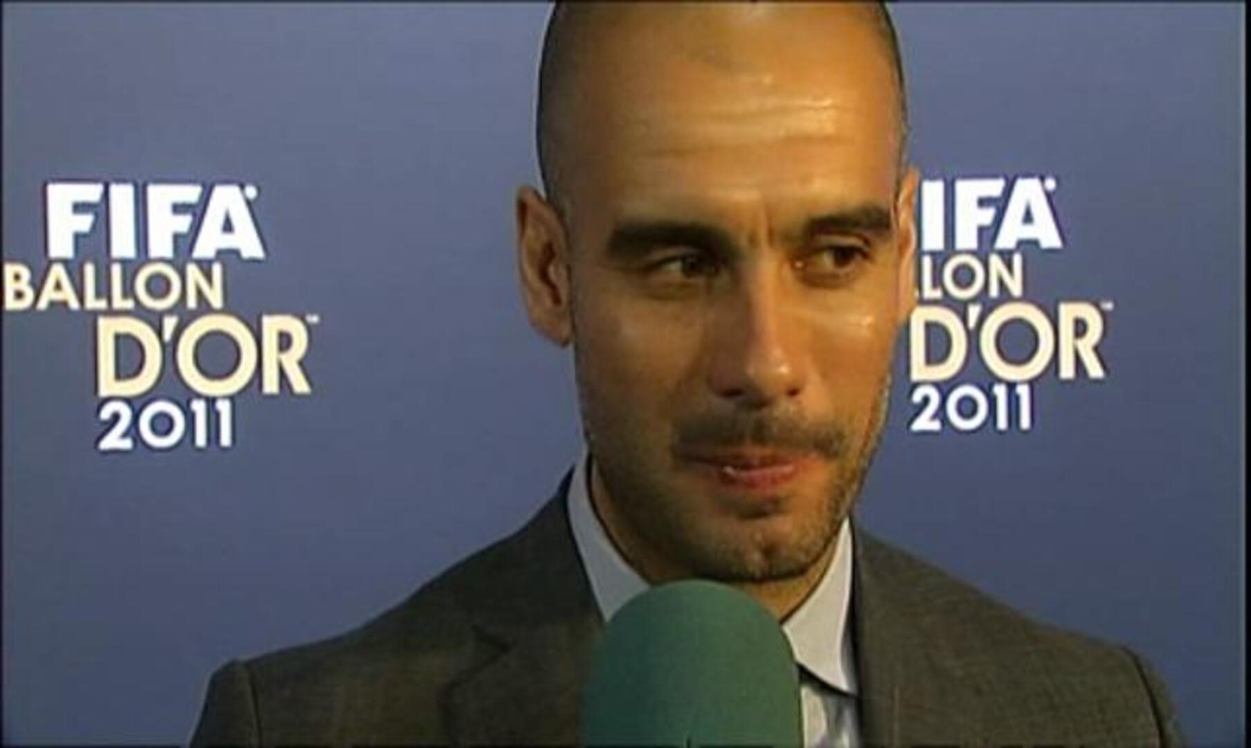 Guardiola cumple el guión y gana el premio a mejor entrenador de 2011