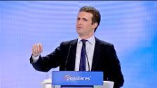 Casado dice que no se puede "unir España desuniendo el voto"