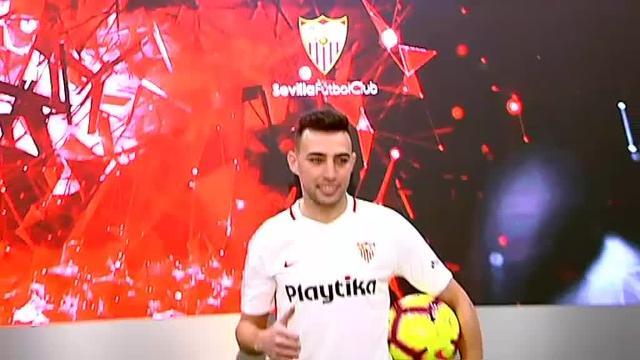 Munir ya luce los colores del Sevilla